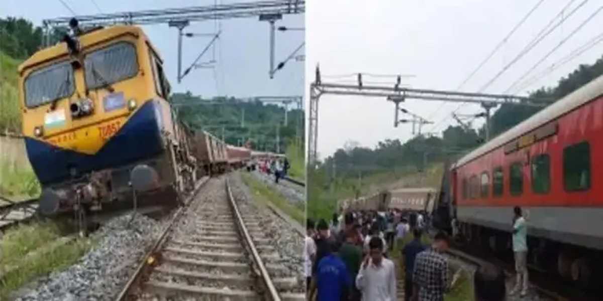 असम में ट्रेन हादसा, डिबालोंग में लोकमान्य तिलक एक्सप्रेस के आठ डिब्बे पटरी से उतरे